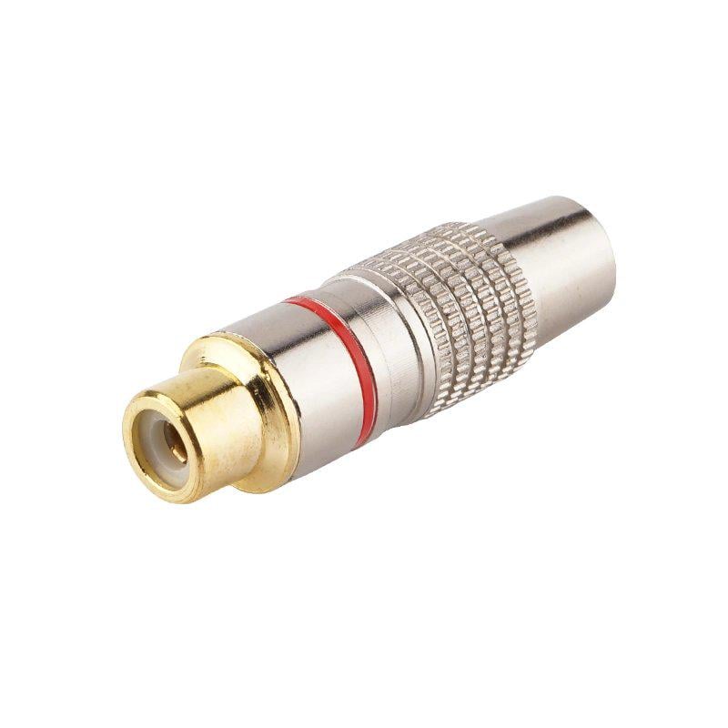 Гнездо RCA 1 полоса Красный (A153033) Гнездо RCA 1 полоса Красный (A153033)