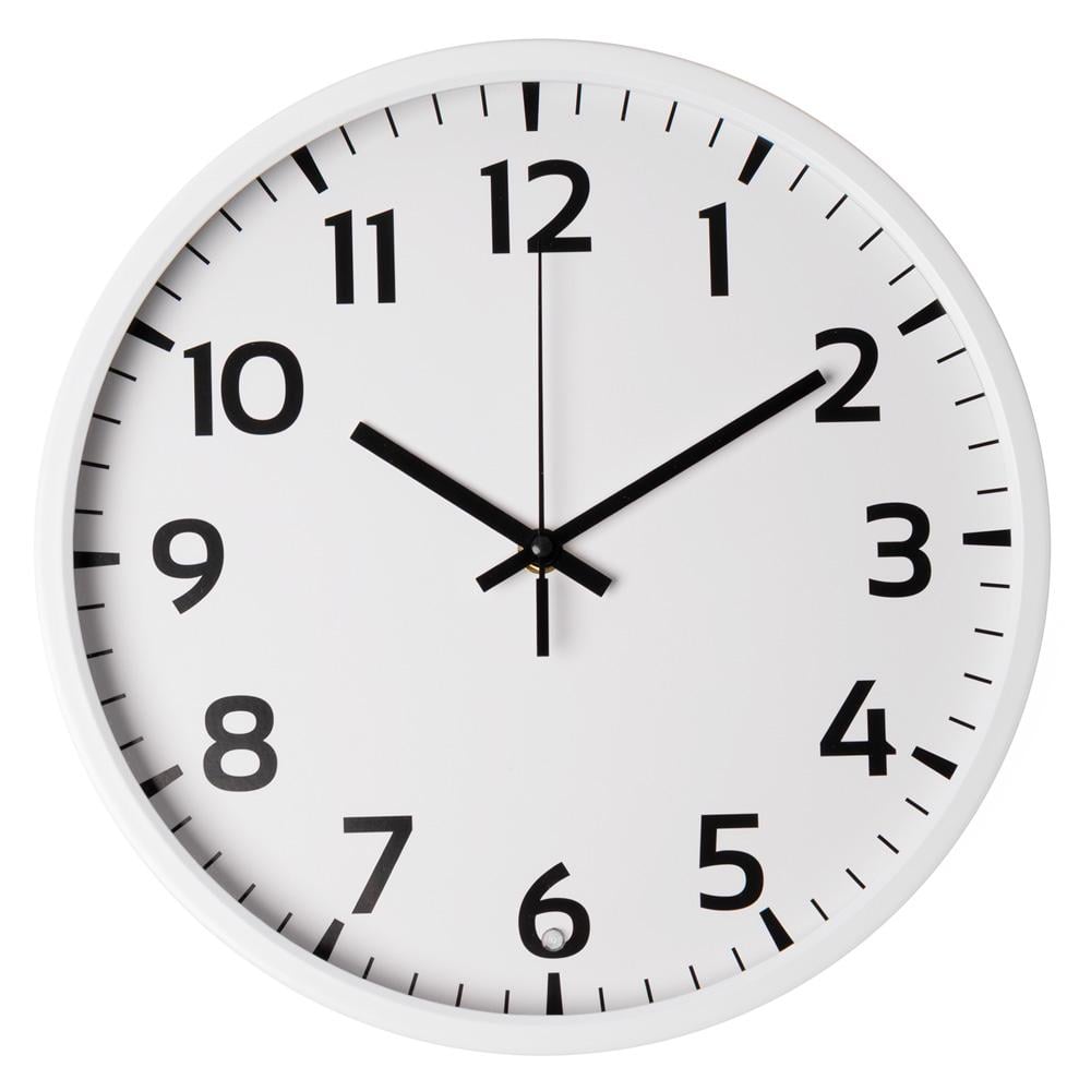 Часы настенные LOSSO NL-30 Night Light бесшумные с подсветкой Белый/Белый (498098259) - фото 2 Часы настенные LOSSO NL-30 Night Light бесшумные с подсветкой Белый/Белый (498098259) - фото 2