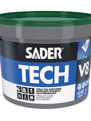 Клей универсальный для коммерческих напольных покрытий и LVT Sader Tech V8 18 кг (30606598) - фото 2