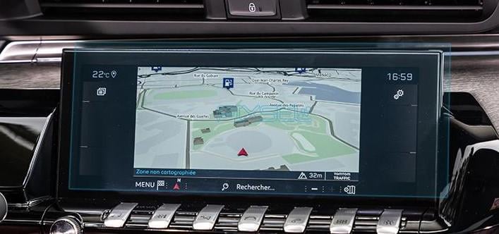 Стекло защитное Pixsel гибридный глянец на монитор Peugeot 508 11,4“ 2018