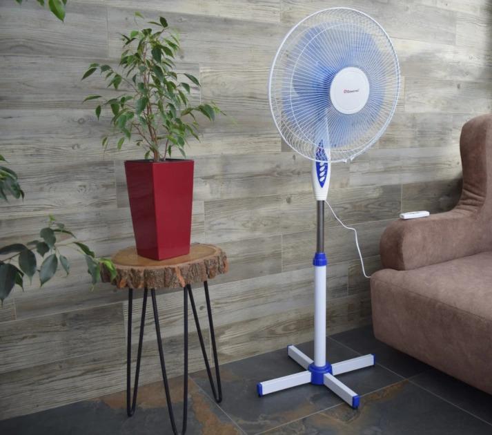 Вентилятор для підлоги побутовий Domotec MS-1621 40 Вт Біло-синій (1007793-Other-1) - фото 3 Вентилятор для підлоги побутовий Domotec MS-1621 40 Вт Біло-синій (1007793-Other-1) - фото 3