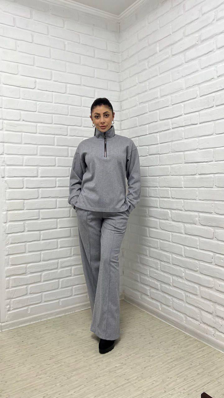 Костюм женский Лада брючный р. 50-52 Серый (1836)