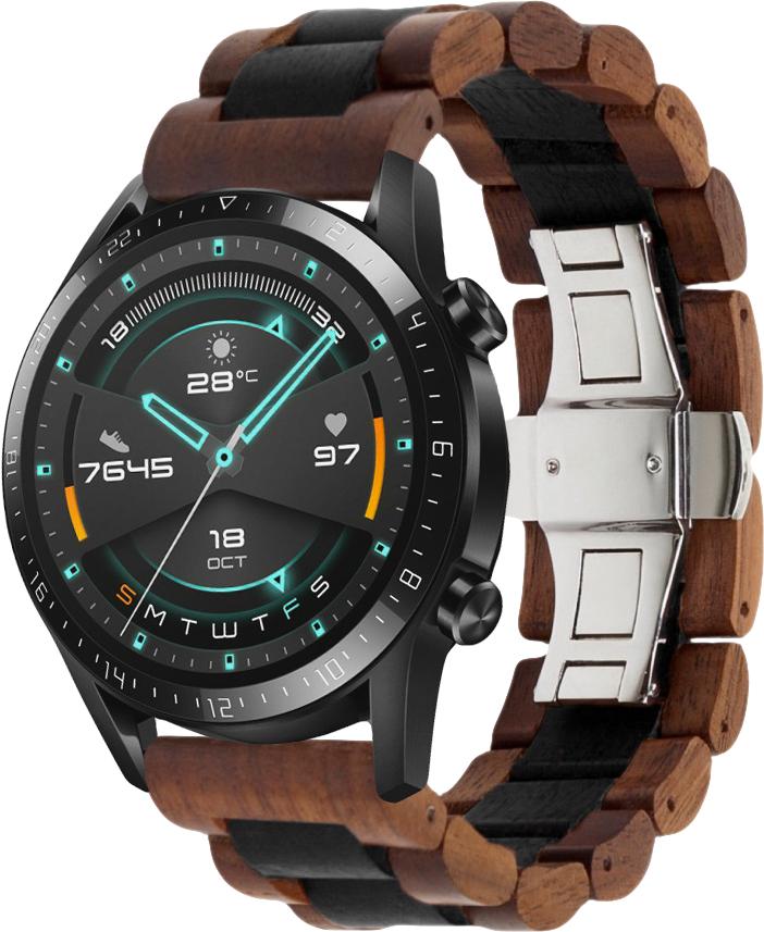 Ремешок деревянный WoodLock для Huawei Watch GT Black/Brown (28673-26) Ремешок деревянный WoodLock для Huawei Watch GT Black/Brown (28673-26)