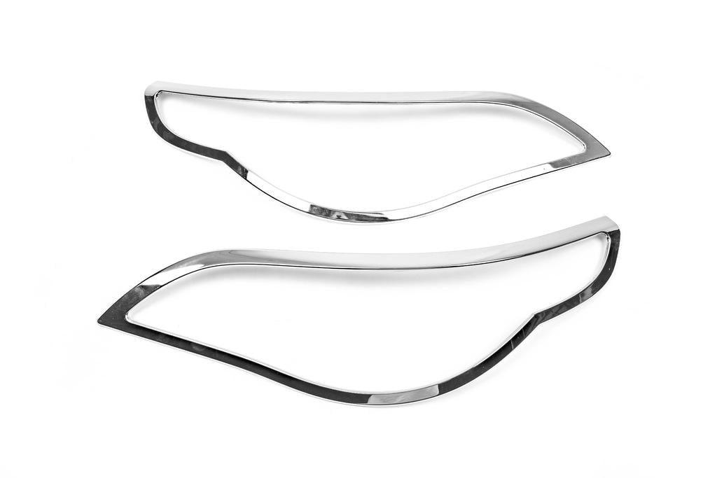Накладки на фары Carmos для BMW 5 серия E-60/61 2003-2010 пластик 2 шт. 21614