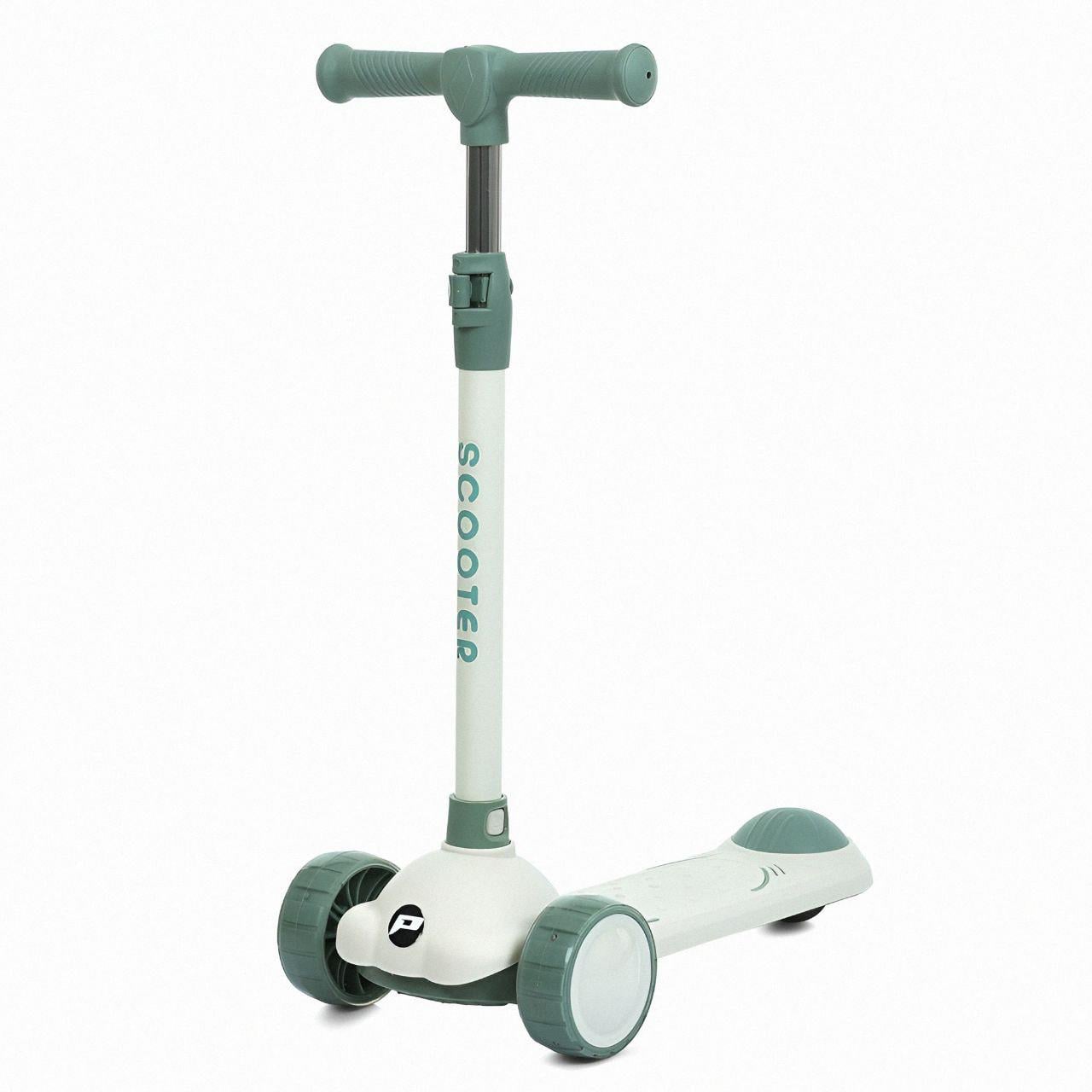 Самокат JR3-129-M 3 уровня высоты руля полиуретан 3 колеса металл/пластик 54x28x17 см Синий (26394563)