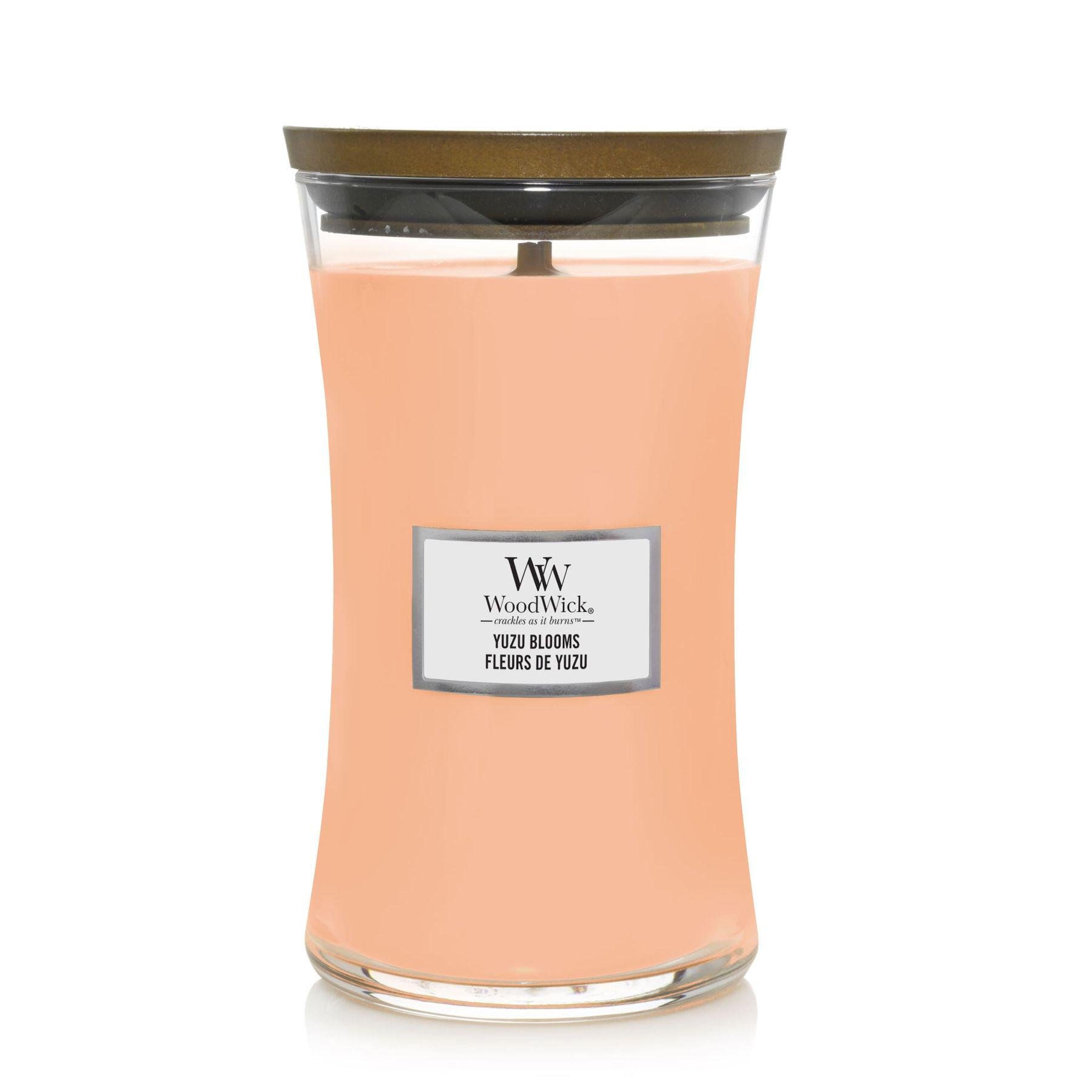 Свеча ароматическая Woodwick Large Yuzu Blooms с нежными цветочными нотами 609 г (1790834103)