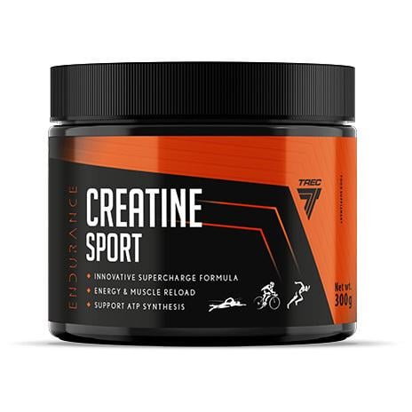 Креатин моногидрат с вуглеводами і таурином TREC Nutrition Creatine Sport 300 г Арбуз