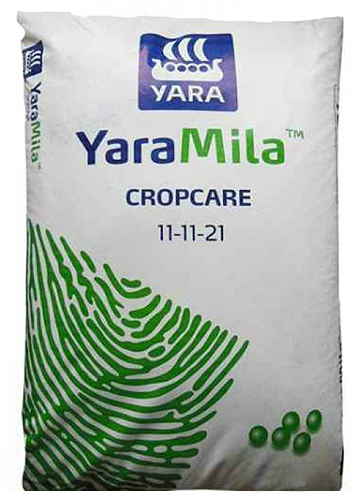 Удобрение комплексное минеральное Yara Mila Cropcare NPK 11.11.21 Yara Кемира 25 кг