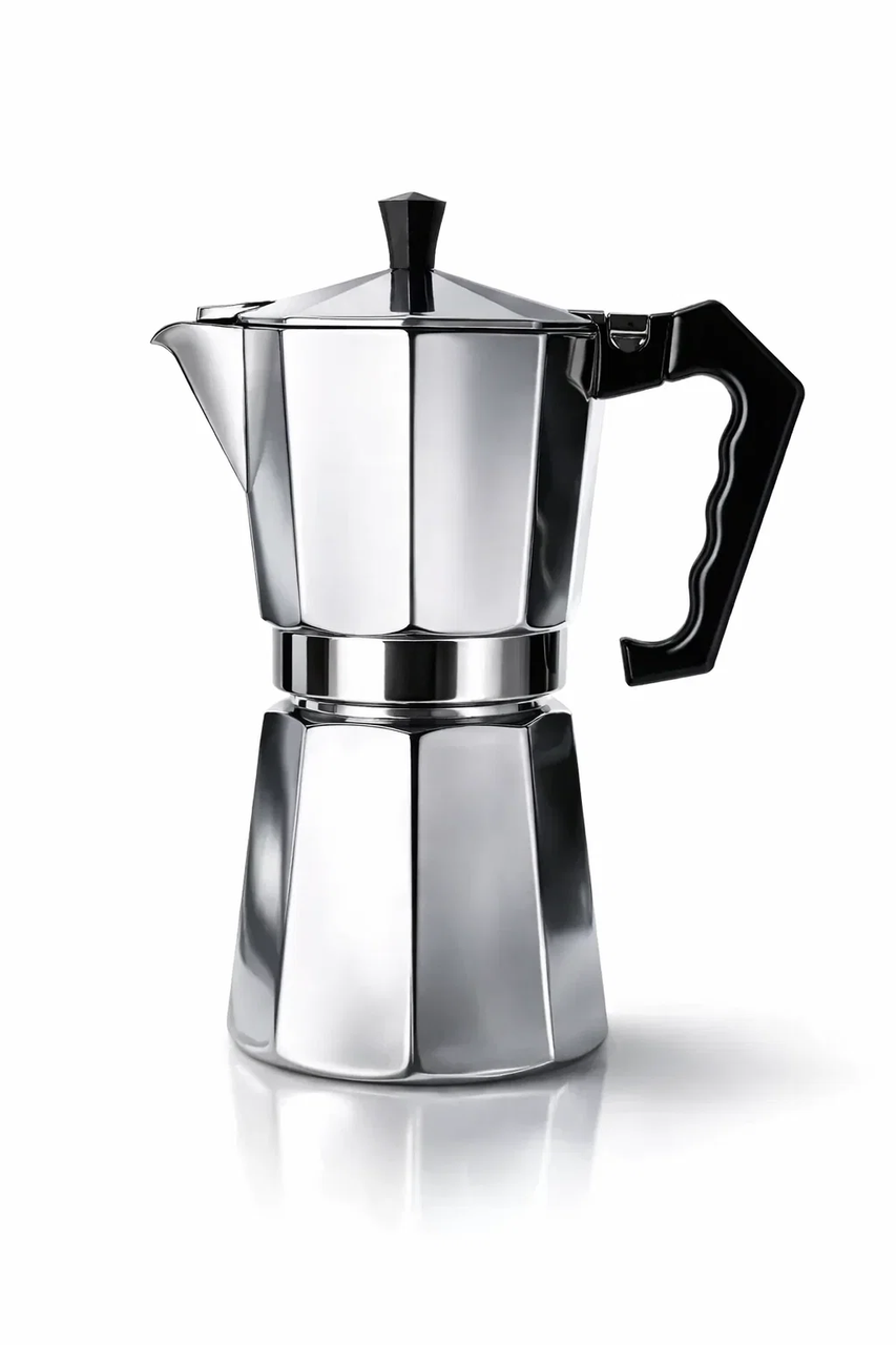 Гейзерная кофеварка Unique UN-1911 алюминиевая 135 мл (32697198)