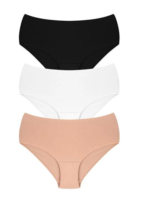 Трусы Dominant 54100-8x16 3:1 женские 5XL Черно-белый