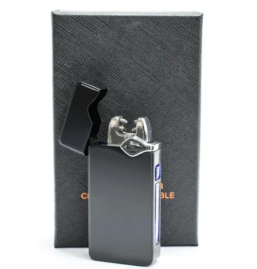 Запальничка імпульсна Lighter Classic USB 315 Чорний (1010363-Black) - фото 2