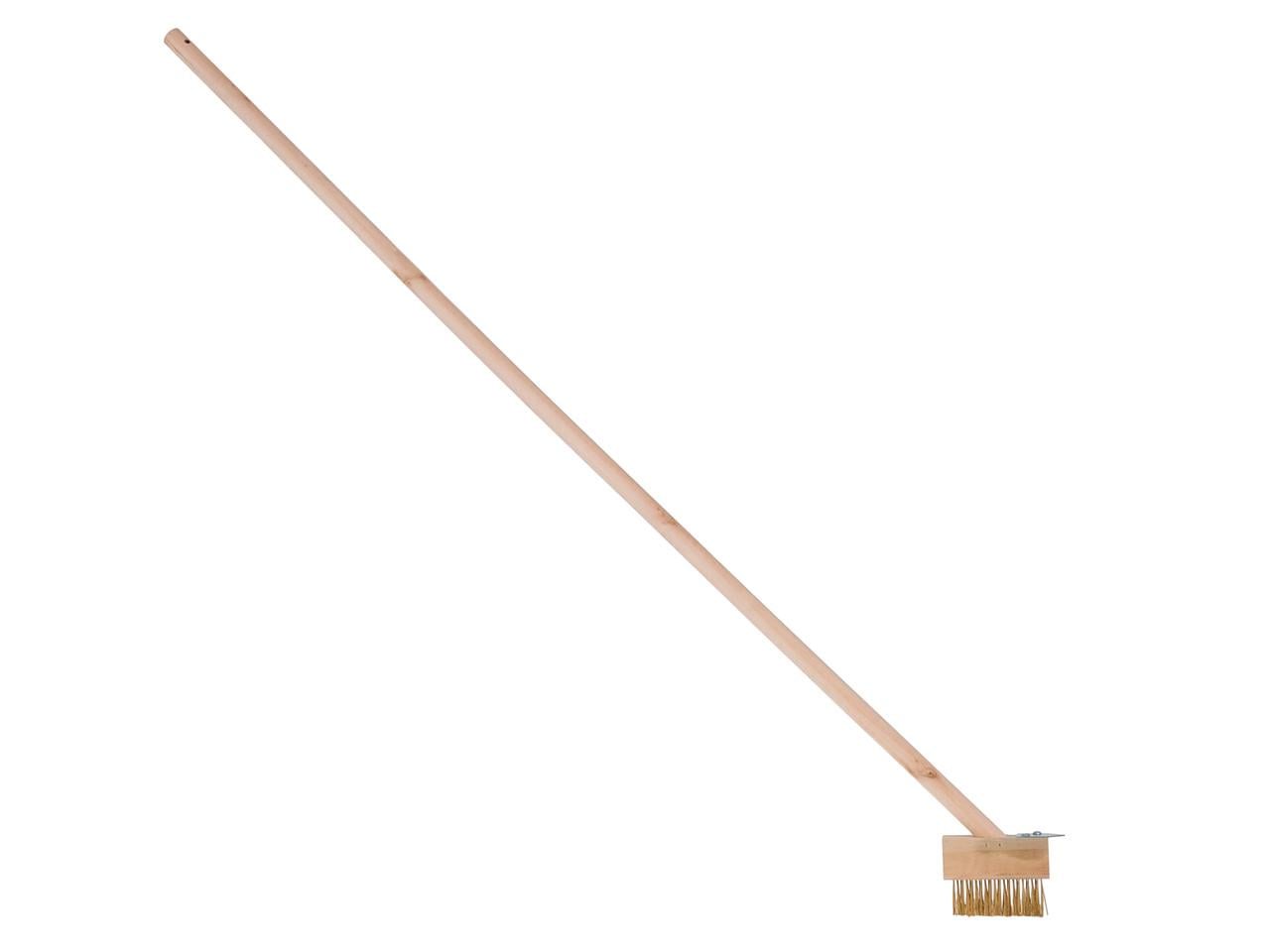 Щітка дротяна Keltin зі скребком для бруківки дерев'яна (K00036)