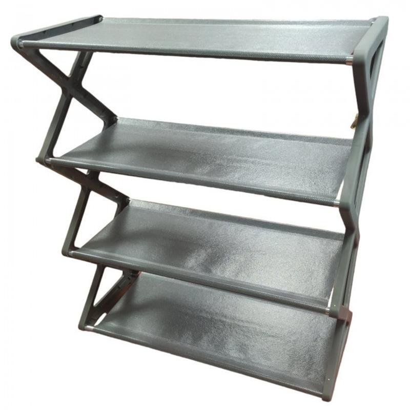 Полиця для взуття Shoe Rack YH8809-4 Сірий - фото 2