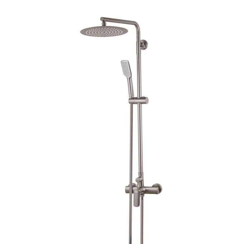Душевая колонна со смесителем KOER KB-52028-07 2 функции Графит (KR5312)