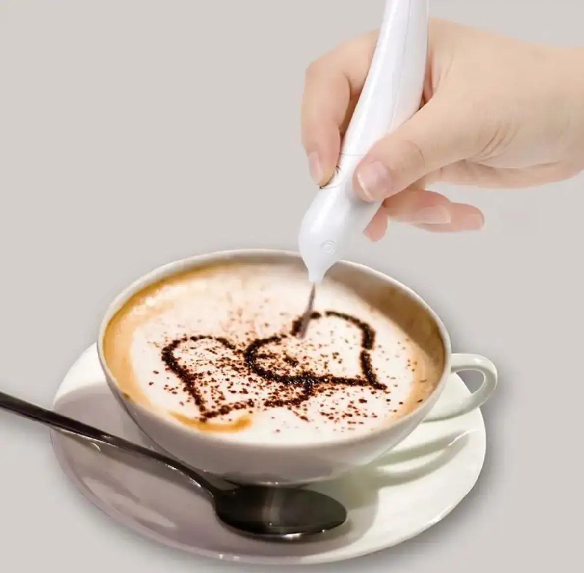 Ручка для декорации кофе Coffee Pen механическая (00640) - фото 2