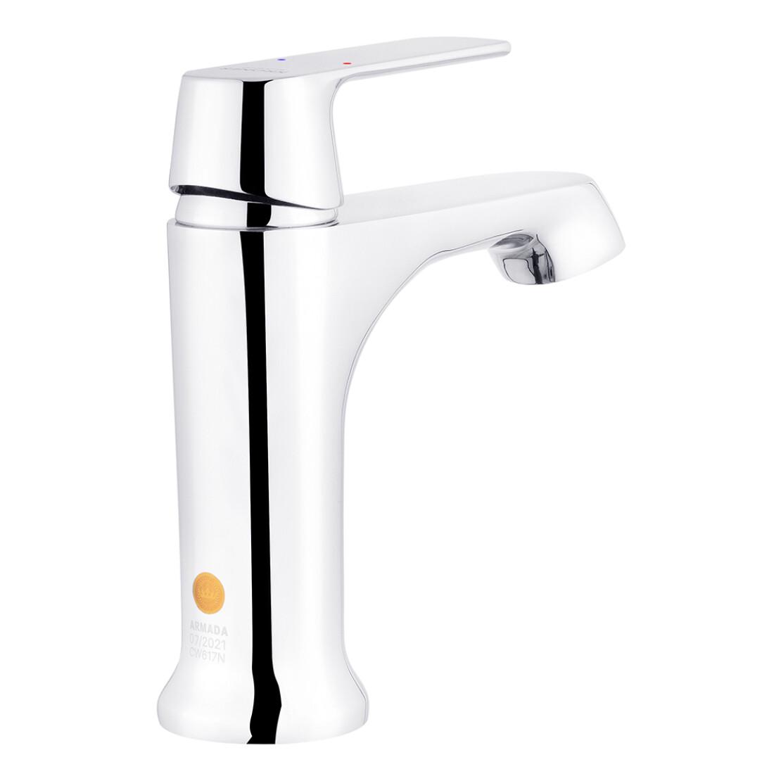 Смеситель для раковины Kroner KRP Armada C010 Хром (CV024309) - фото 2 Смеситель для раковины Kroner KRP Armada C010 Хром (CV024309) - фото 2