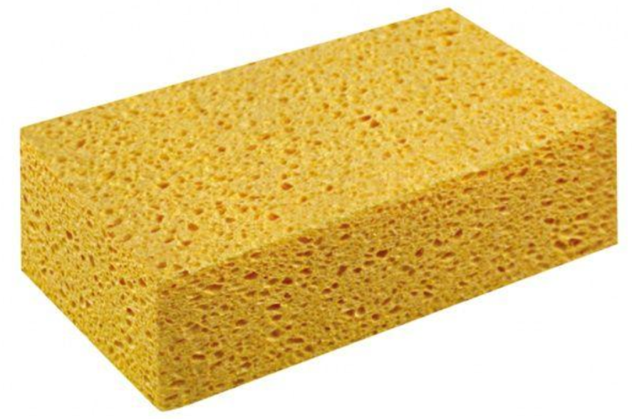 Губка целлюлозная для очистки швов от фуги Buduy 185x110x55 мм 1 шт - фото 2 Губка целлюлозная для очистки швов от фуги Buduy 185x110x55 мм 1 шт - фото 2