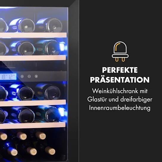 Винный холодильник встраиваемый KLARSTEIN Vinovilla Onyx 43 (10034155) - фото 5