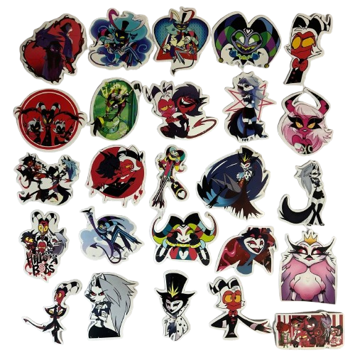 Набор стикеров Адский Босс 25 шт. (1756)