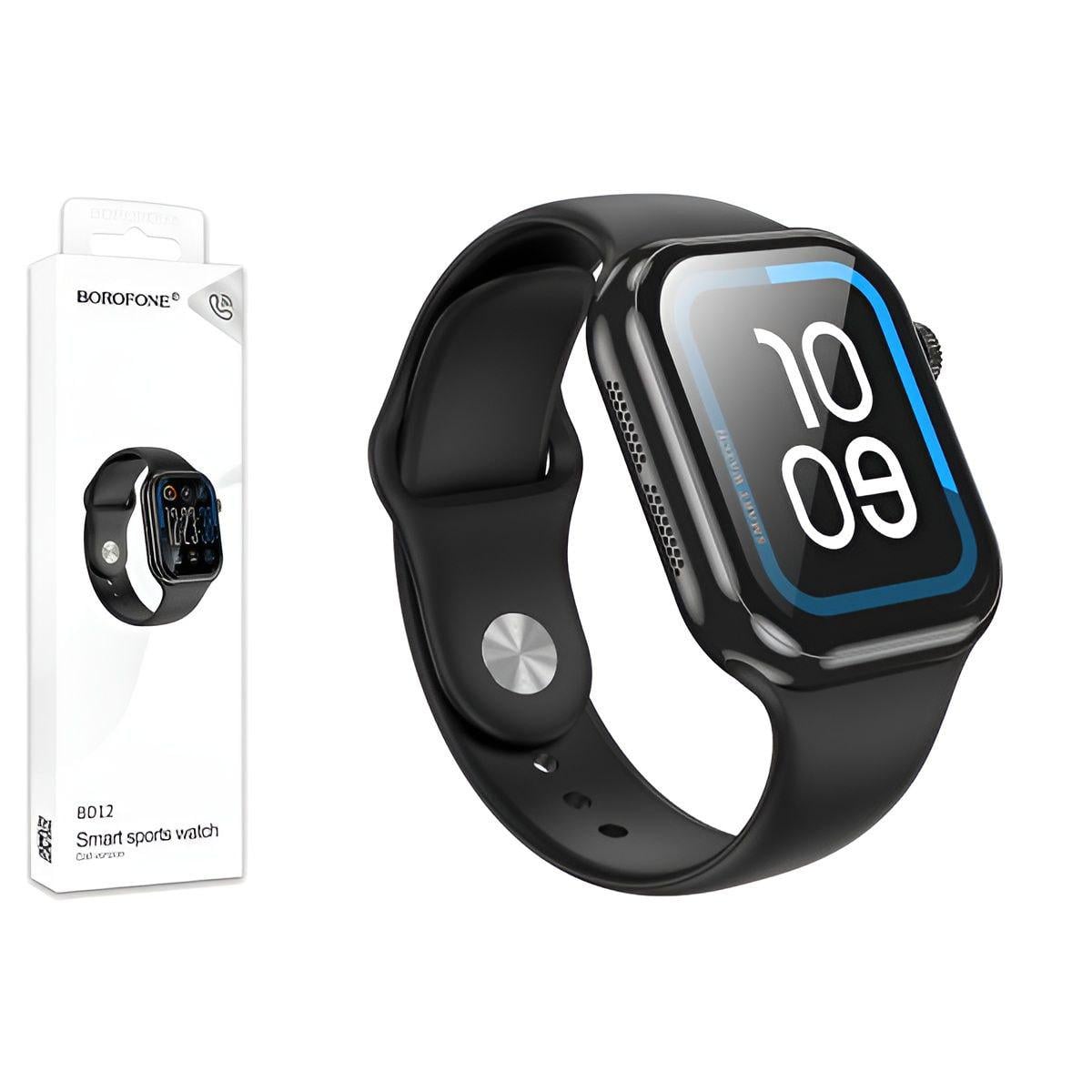 Смарт-часы Borofone BD12 1,28" IPS-экран 270 мА·ч шагомер и счетчик калорий Черный (25412807)