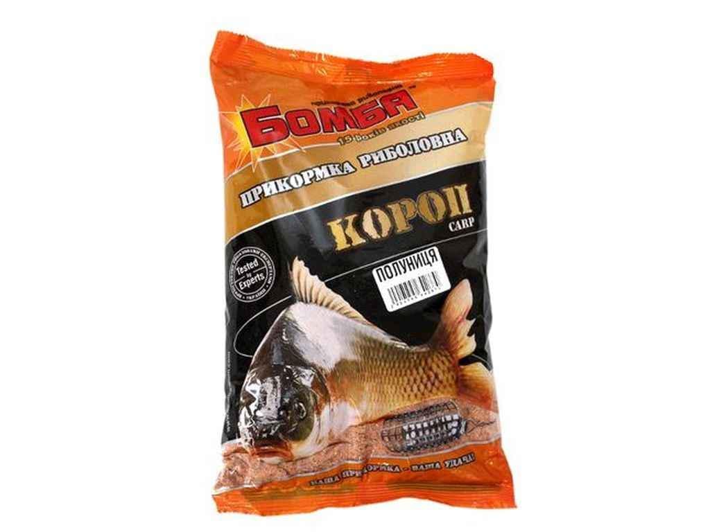 Прикормка Бомба Клубника 900 г (905422)