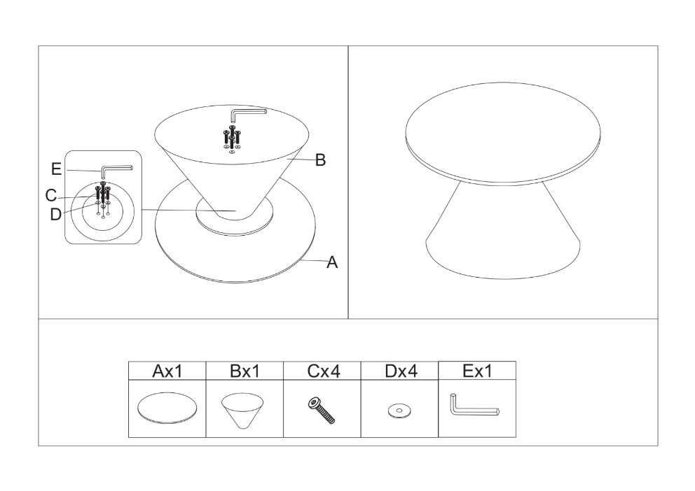 Журнальный столик Intarsio VIRGINIA A 80x35,5 см Черный глянец/Коричневый матовый (23550428) - фото 9 Журнальный столик Intarsio VIRGINIA A 80x35,5 см Черный глянец/Коричневый матовый (23550428) - фото 9