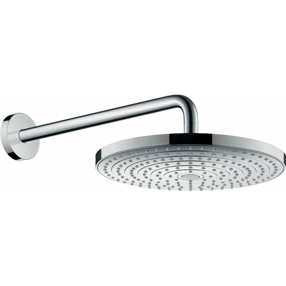 Верхний душ Hansgrohe Raindance Select S 27378000 301 мм с кронштейном Хром (102846) - фото 1