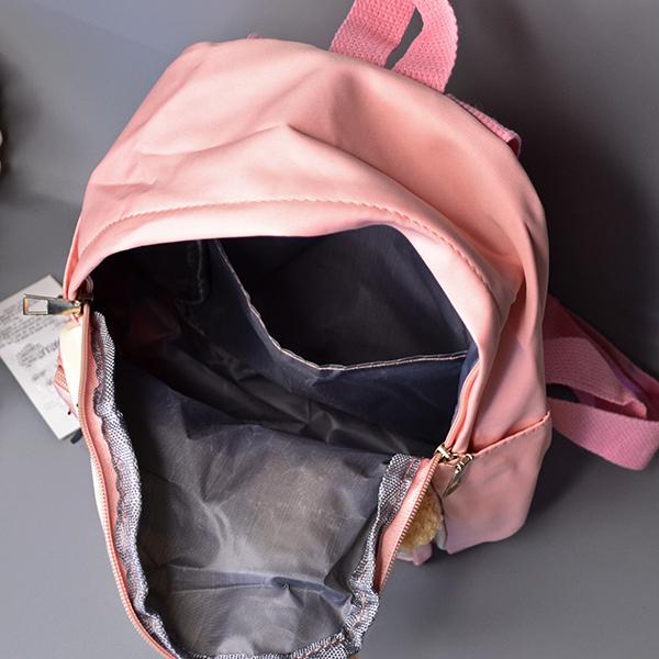 Детский рюкзак с плюшевым мишкой Розовый - фото 5 Детский рюкзак с плюшевым мишкой Розовый - фото 5