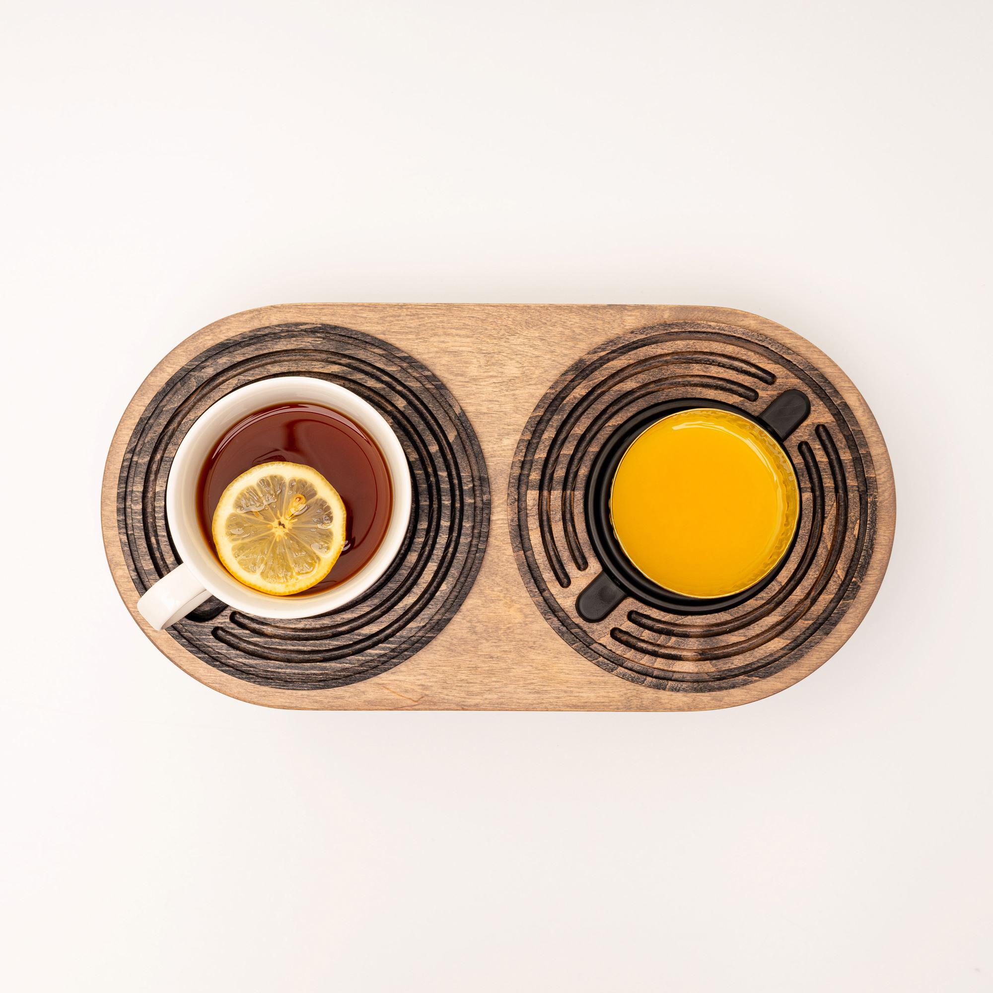 Підставка балансуюча Spillno Oval під келих/пляшку/банку з двосторонньою підставкою для чашки або тарілки (80003) - фото 6