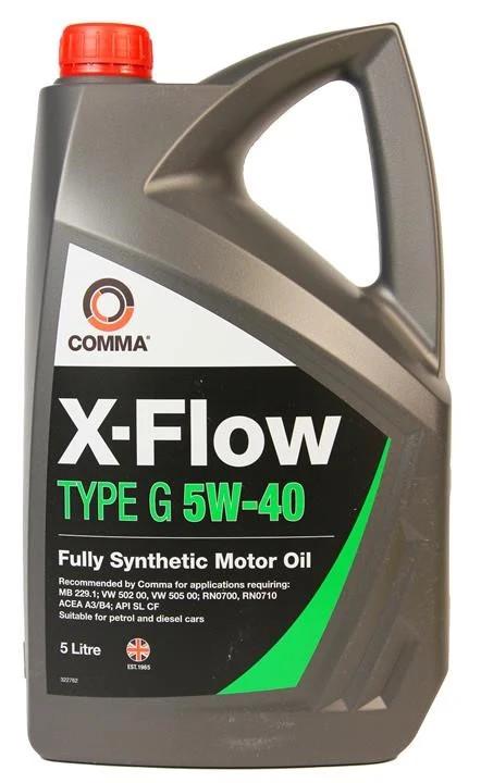 Моторное масло COMMA X-Flow G A3/B4 SN/CF 5W-40 5 л (XFG5L)