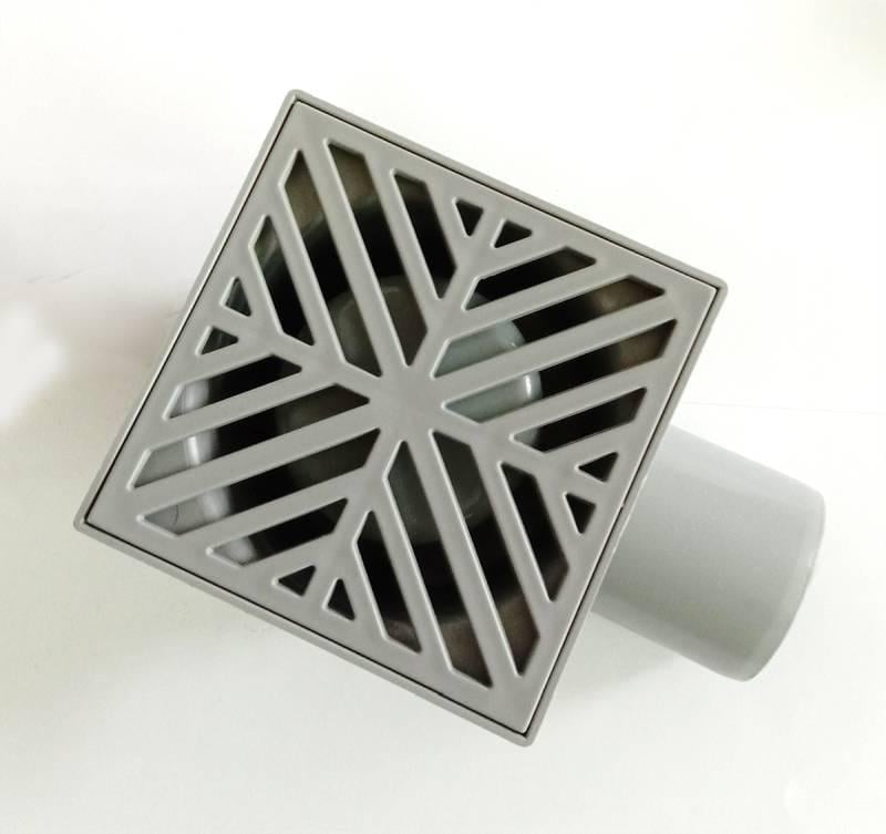 Трап для душа SantehPlast с гидрозатвором 100х100 мм горизонтальный DN50 мм пластиковая решетка снежинка (RS-ТН-100-50.01) - фото 2 Трап для душа SantehPlast с гидрозатвором 100х100 мм горизонтальный DN50 мм пластиковая решетка снежинка (RS-ТН-100-50.01) - фото 2