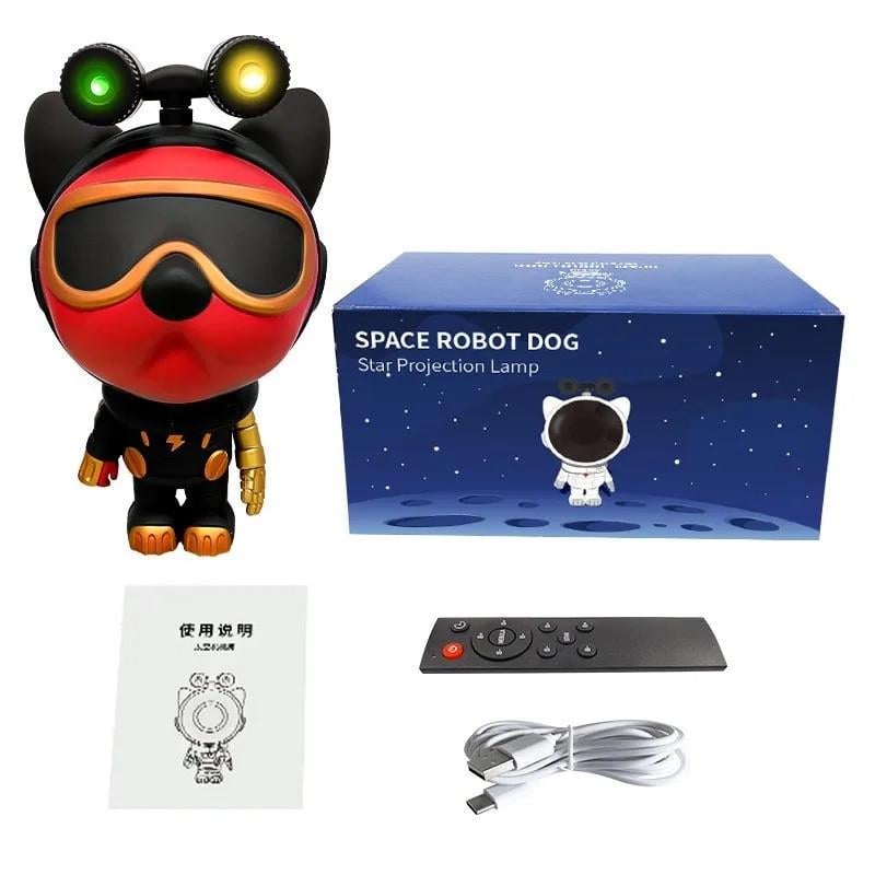 Нічник зіркового неба Space Robot Dog з пультом Red (3_05379) - фото 6 Нічник зіркового неба Space Robot Dog з пультом Red (3_05379) - фото 6