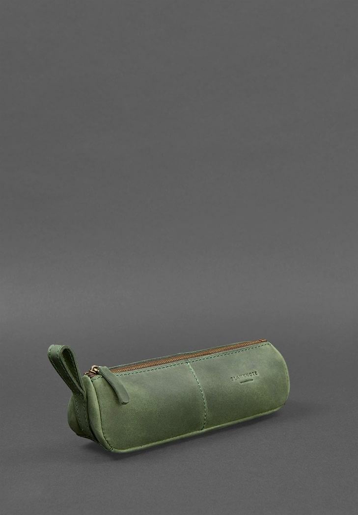 Пенал-нефр шкіряний 4.0 Crazy Horse Зелений (A-026905) - фото 4