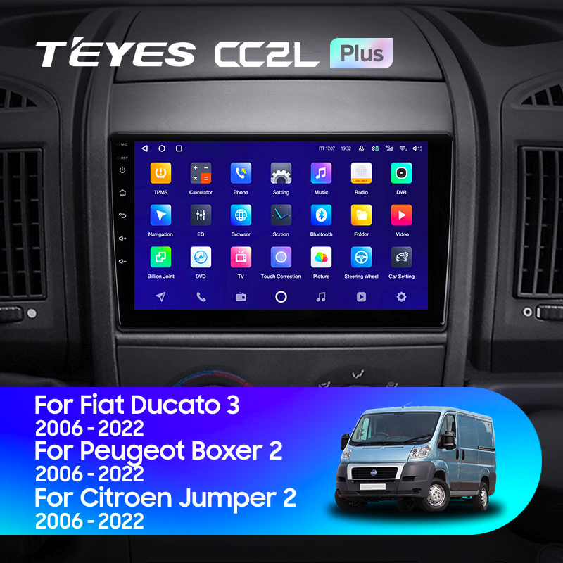 Автомагнитола штатная Teyes CC2L Plus для Peugeot Boxer 2 2006-2022 Android 2/32 Гб (1645659332) - фото 3