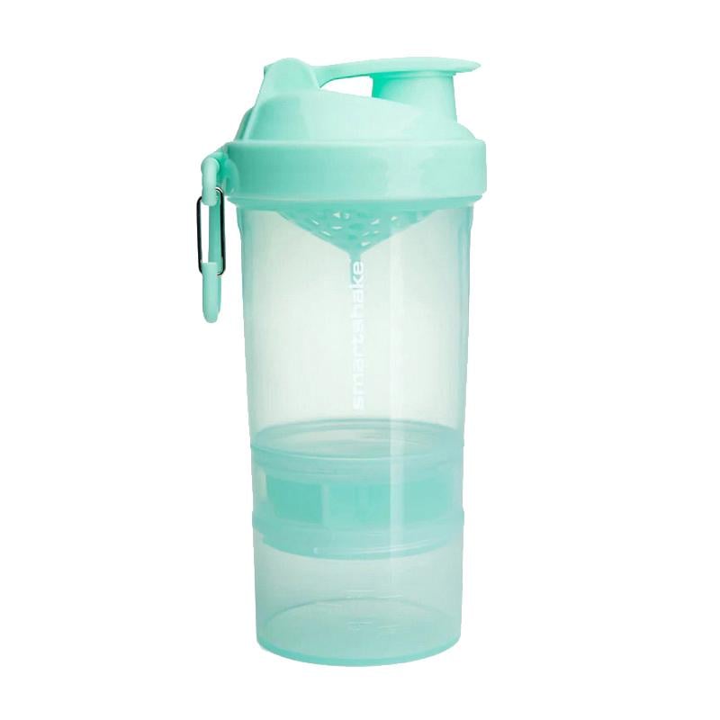 Шейкер для протеина с двумя отсеками SmartShake Original2Go 600 мл Мятный