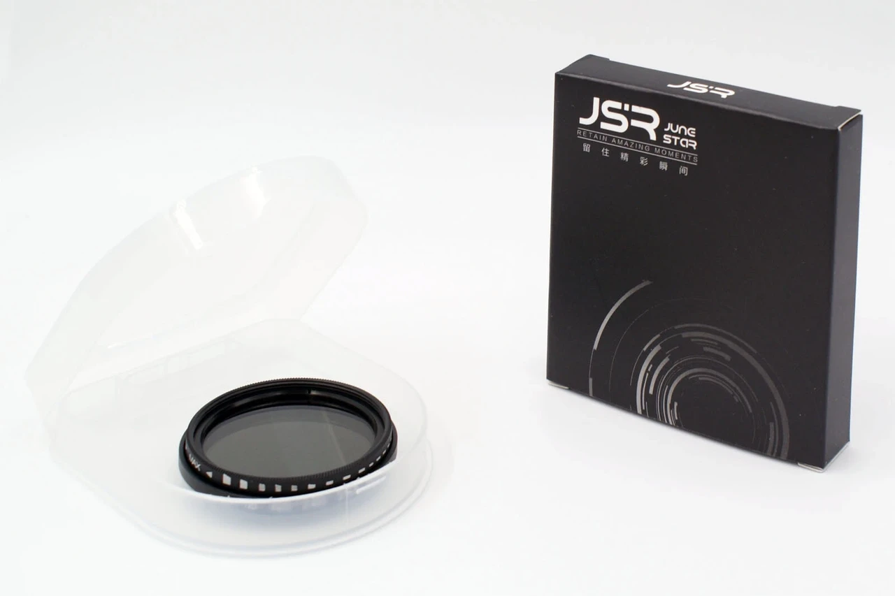 Cвітлофільтр нейтрально-сірий JSR June Star зі змінною щільністю 95 мм (ND2 ND400) - фото 2