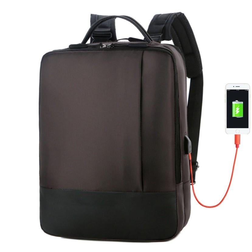 Сумка-рюкзак для ноутбука 15,6" 41х30х13 см Коричневый (СР-1201-2) - фото 2 Сумка-рюкзак для ноутбука 15,6" 41х30х13 см Коричневый (СР-1201-2) - фото 2