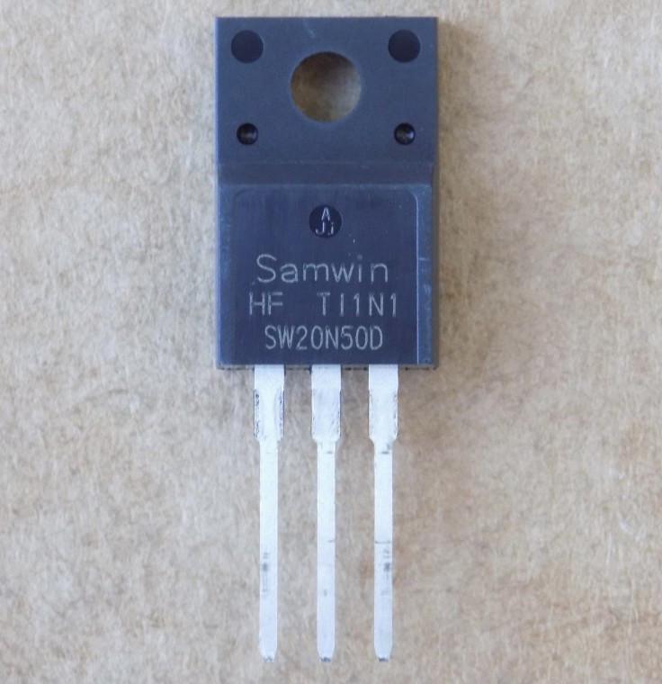 Транзистор SW20N50D/TO220F (50077)