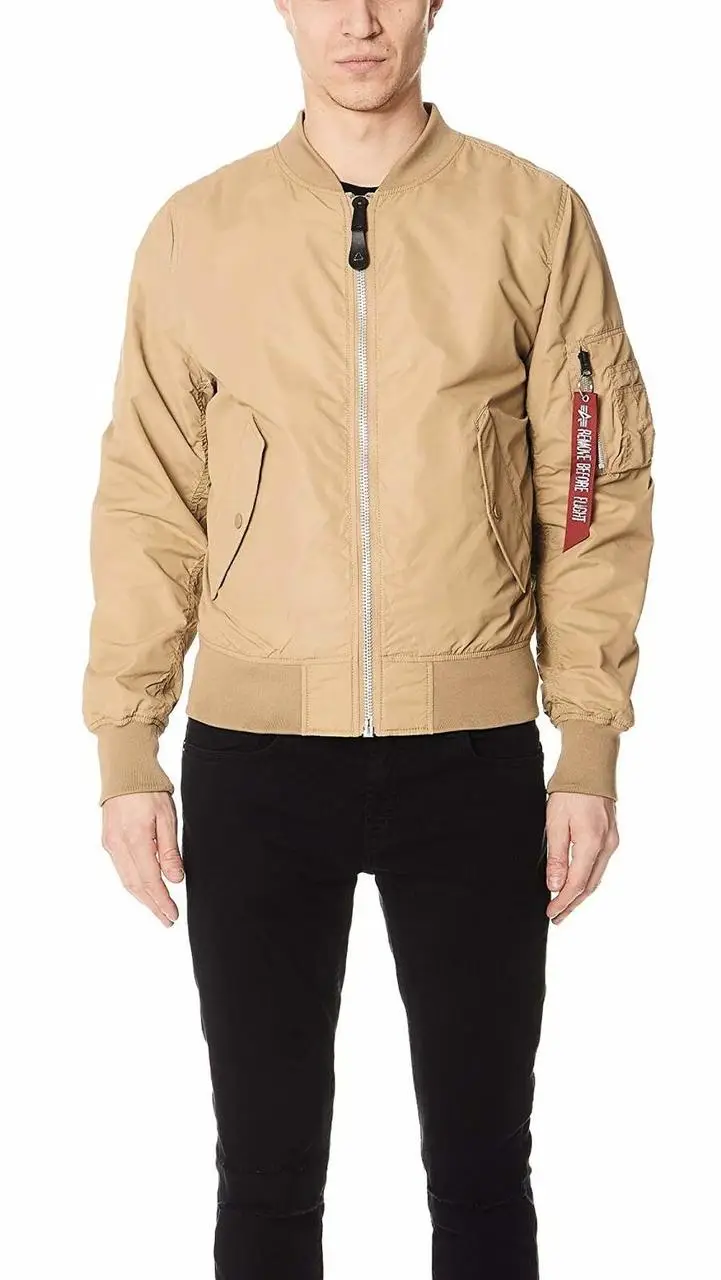 Вітрівка Alpha Industries L-2B Scout Flight Jacket M Beige (MJL46000C1BGM) - фото 5 Вітрівка Alpha Industries L-2B Scout Flight Jacket M Beige (MJL46000C1BGM) - фото 5