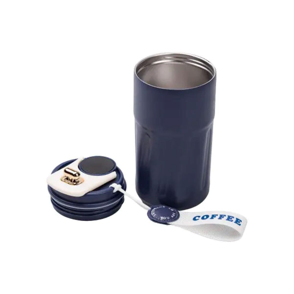 Термокухоль Coffee HP-14-10BL з датчиком температури 500 мл Синій (A-033257) - фото 3