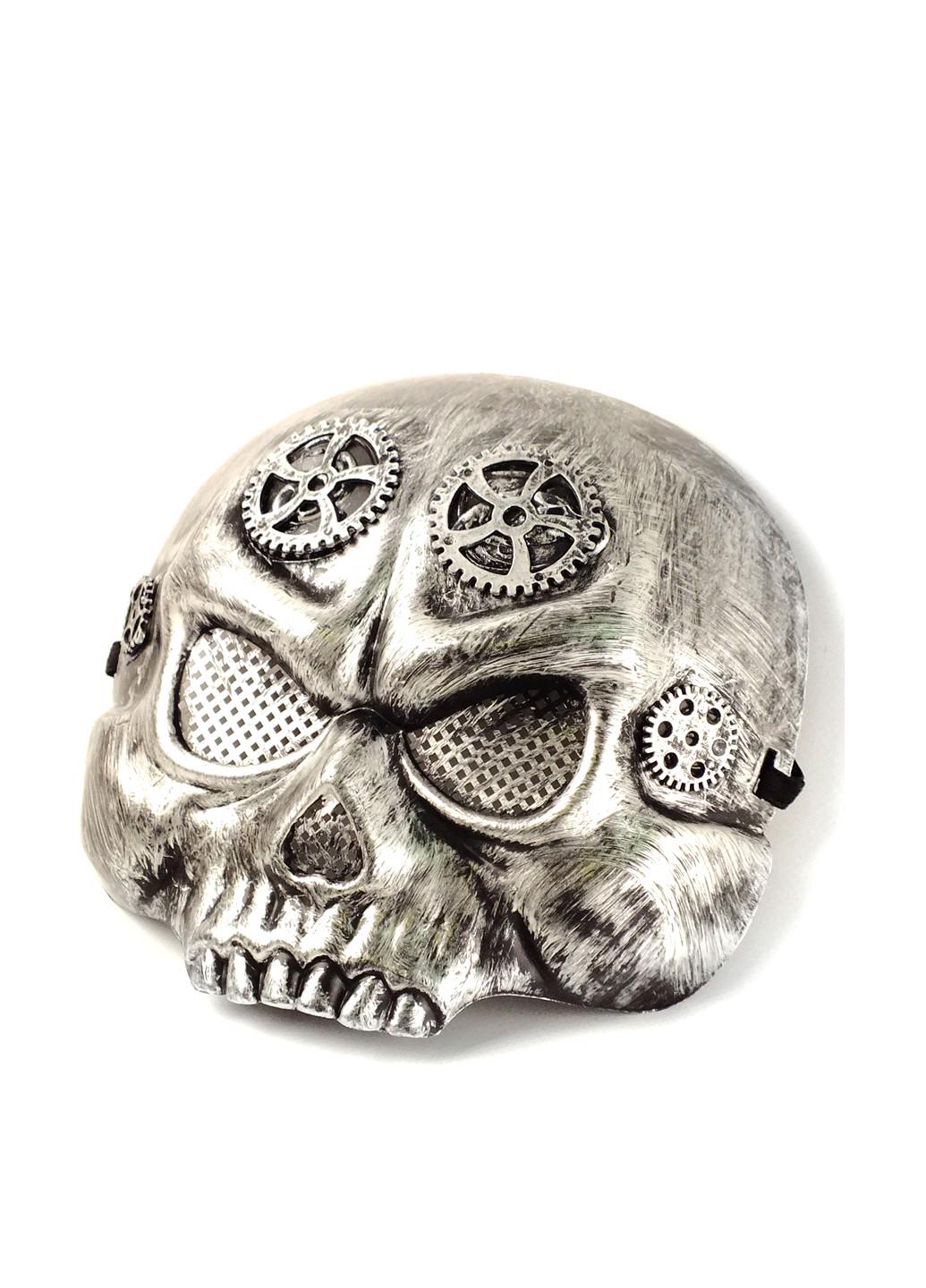 Маска Стимпанк получереп пластик (19-189SL)