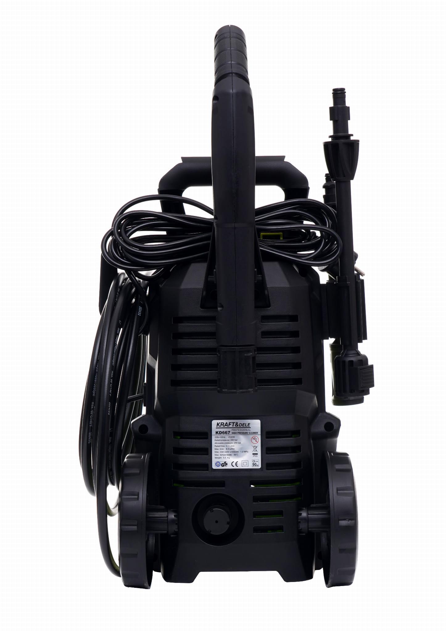 Мойка высокого давления Kraft&Dele KD667 250 бар 2500W для мойки автомобилей/фасадов/террас/садовой мебели - фото 6