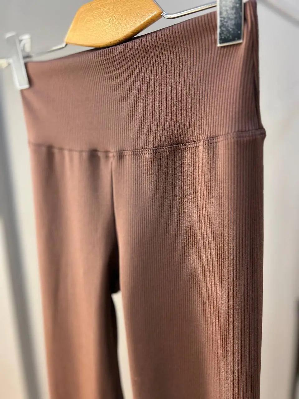 Лосины женские LADY HUREM 2247 рубчик широкий утягивающий пояс S Коричневый (1530) - фото 4 Лосины женские LADY HUREM 2247 рубчик широкий утягивающий пояс S Коричневый (1530) - фото 4