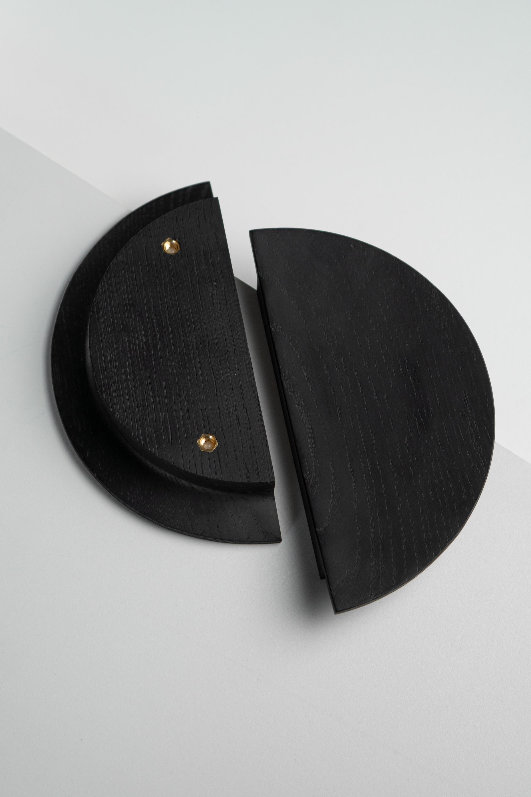 Ручка меблева Duet 3 дерев'яна 180 мм Black - фото 7