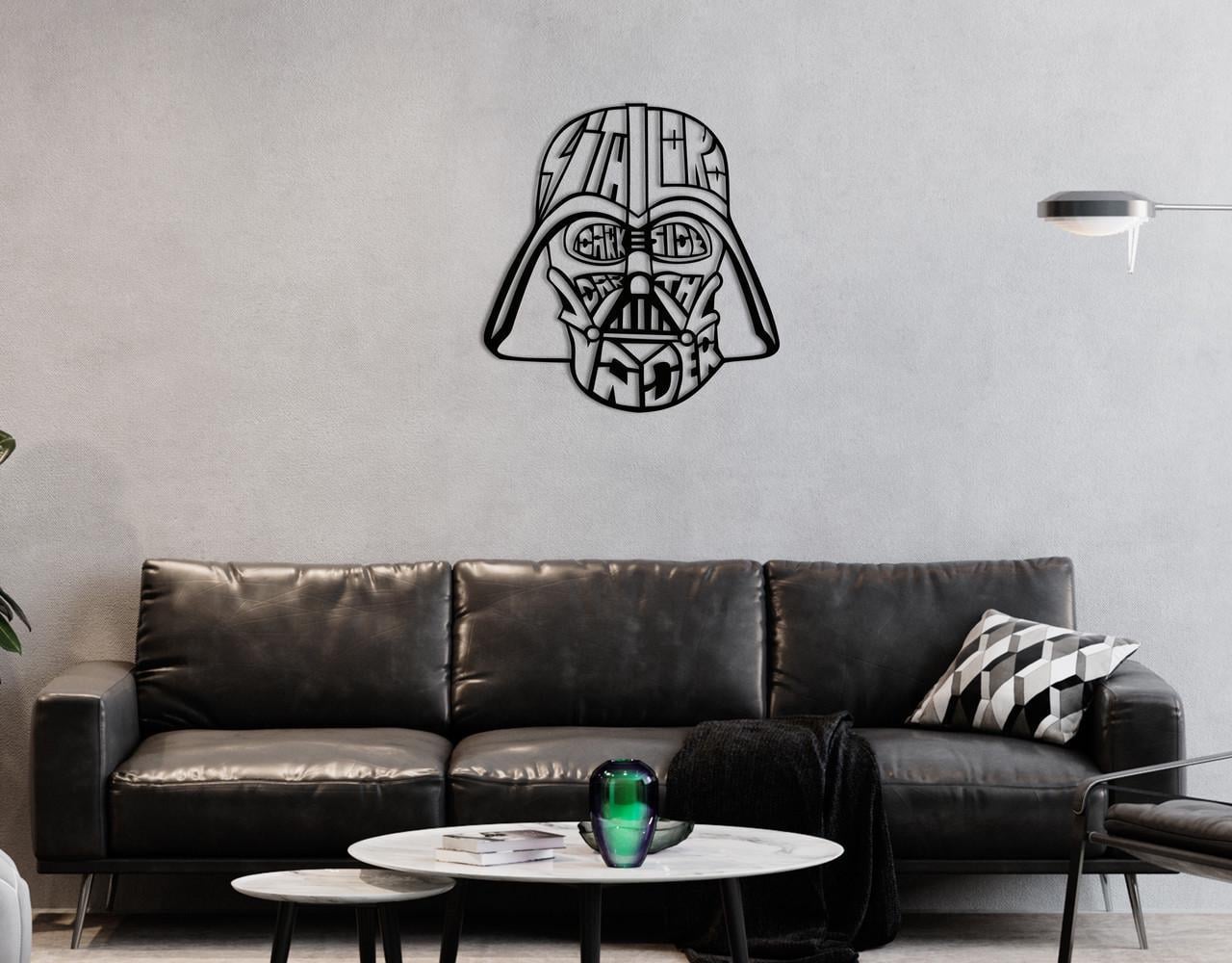 Декоративное панно на стену Upwood Decor Darth Vader 40х40 см Black (1522296919)