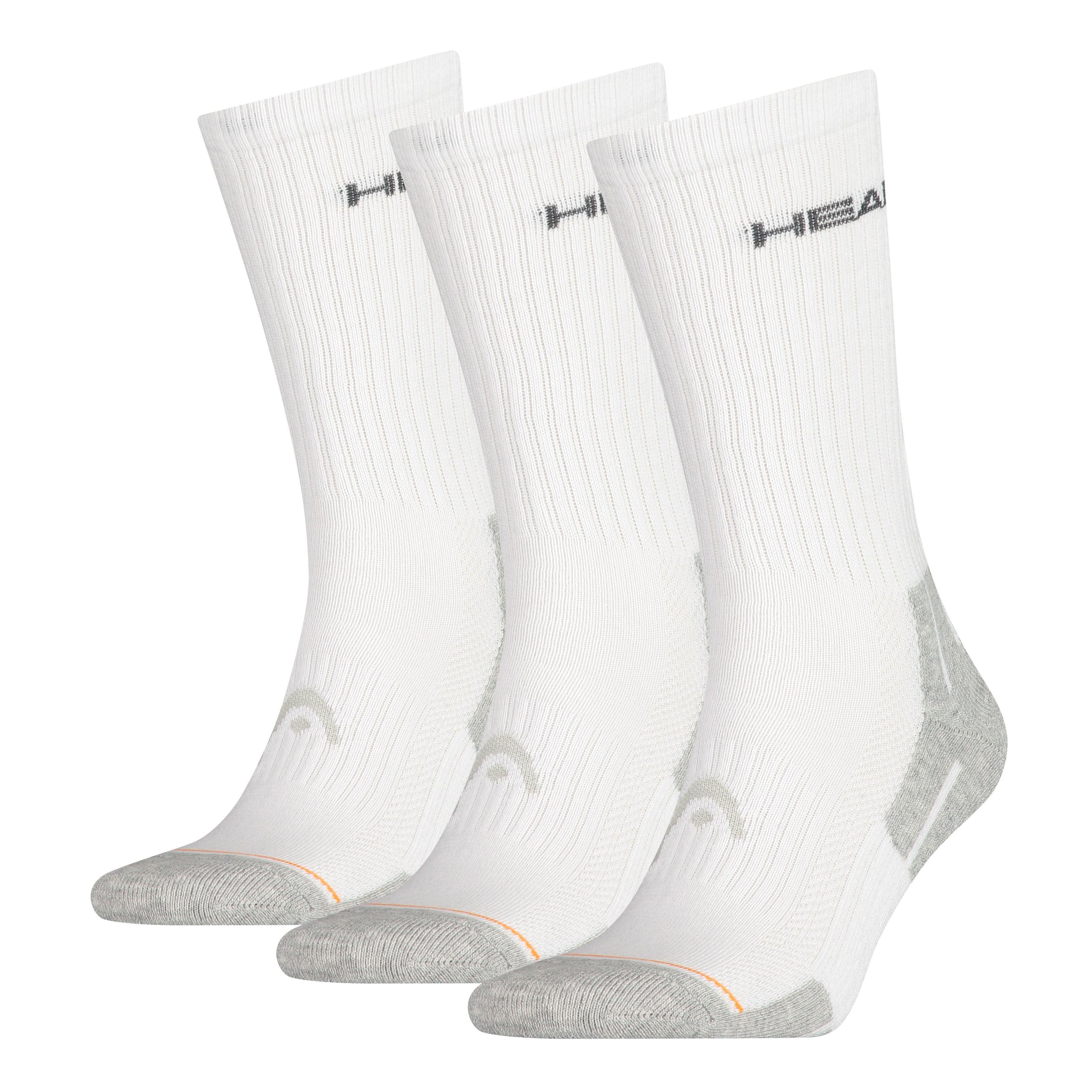 Носки Head Performance Crew 3 пары р. 35/36/37/38 White/Gray (741020001-300)