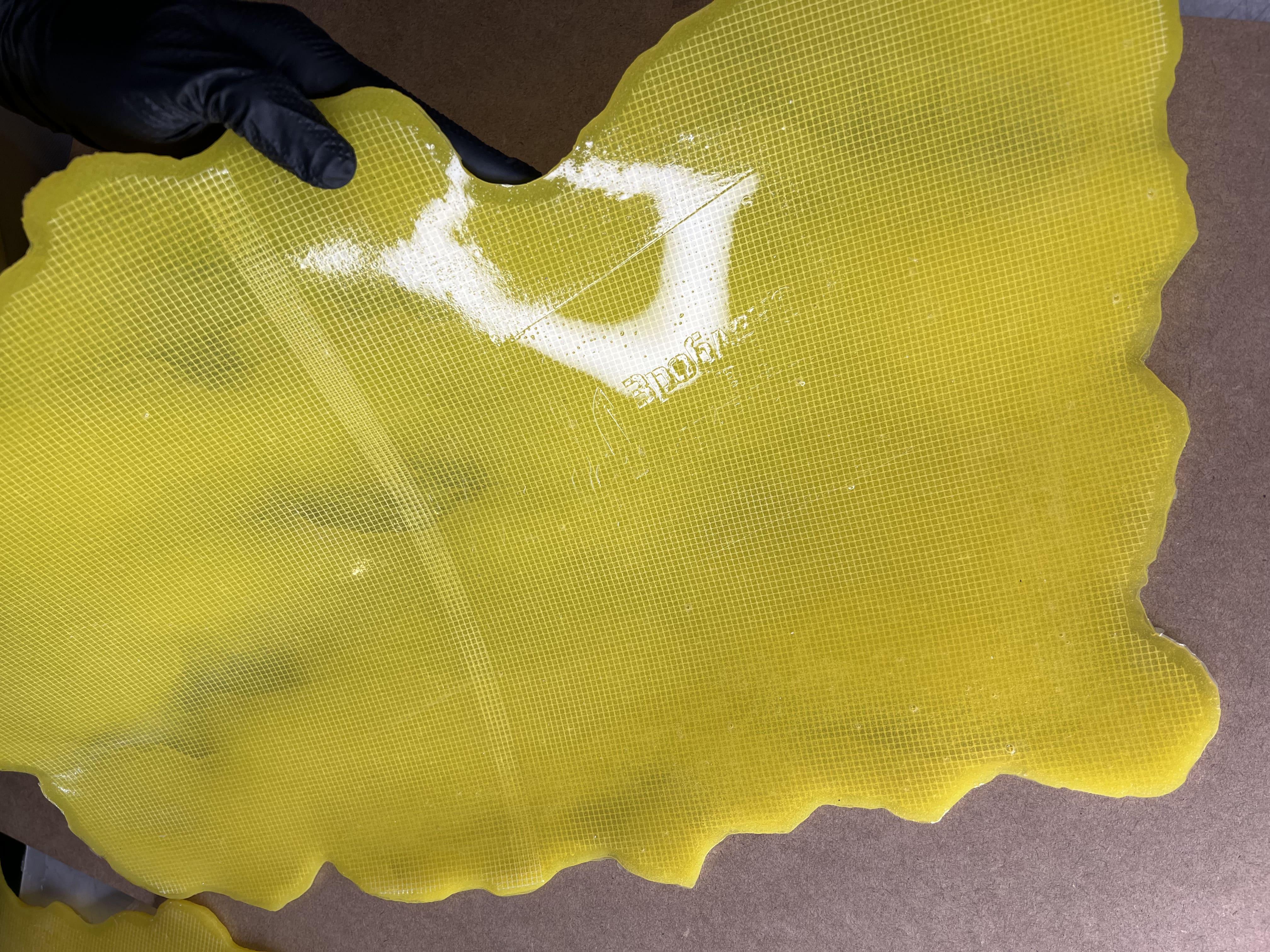 Матрица силиконовая для декора Фактура камня Желтый (W00010) - фото 10 Матрица силиконовая для декора Фактура камня Желтый (W00010) - фото 10