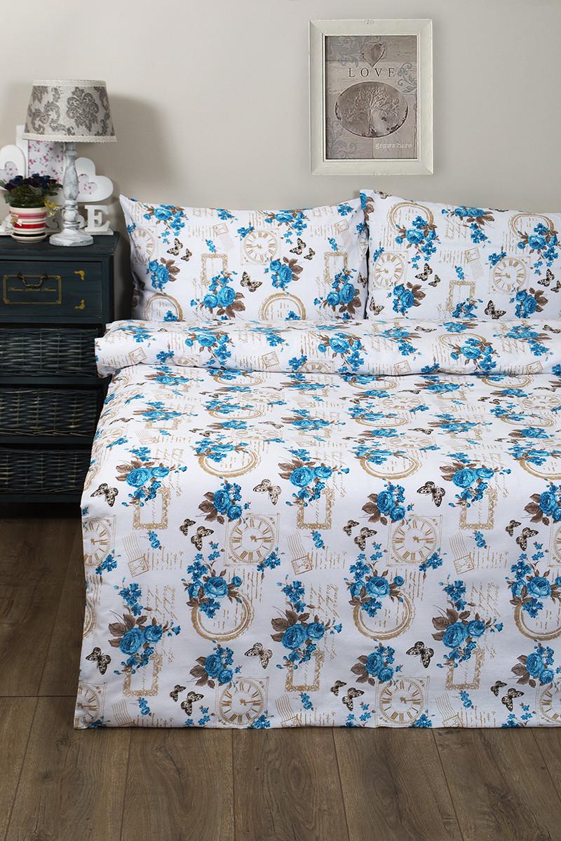 Комплект постельного белья Lotus Ranforce Limoges V4 семейный Бирюзовый (200002949)