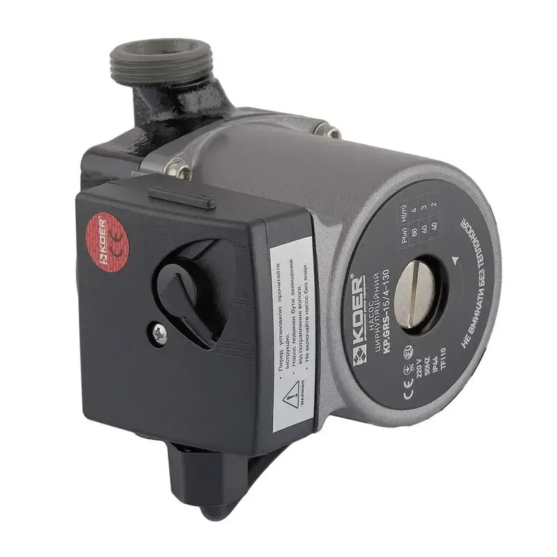 Насос циркуляционный KOER KP.GRS-15/4-2-130 с гайками для системы отопления