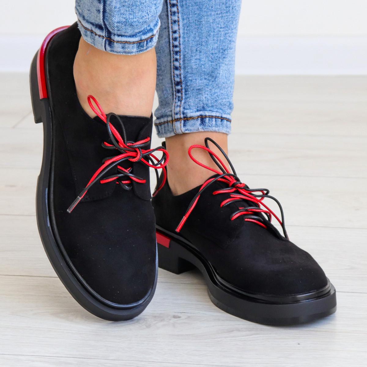 Броги женские Fashion р. 36 23,5 см Черный (3168)